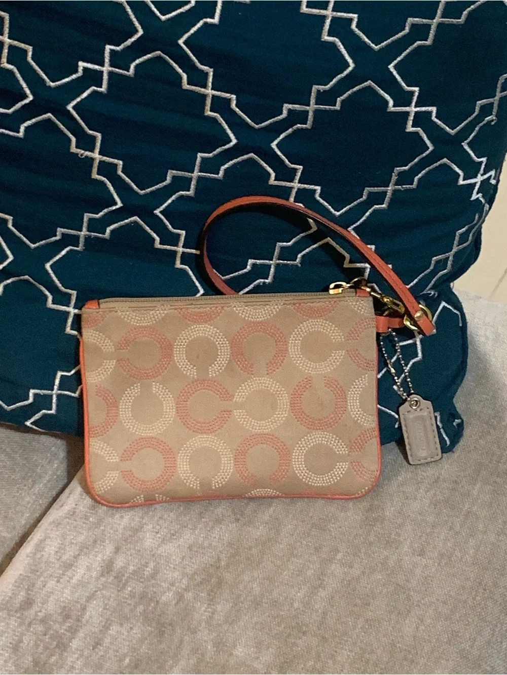 Vintage Coach Wristlet